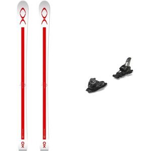 XO Skis Ski Set inkl. Bdg. Pistenski Pack XO V3 L White Red 2024  aus Holz Weiß