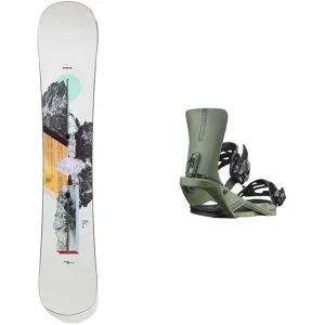 Burton All Mountain Snowboard Pack Hideaway 2026 für Damen aus Wolle Weiß