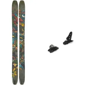 Atomic Ski Set inkl. Bdg. Freeride Skifahren Pack Bent 110 2026  aus Wolle Grau