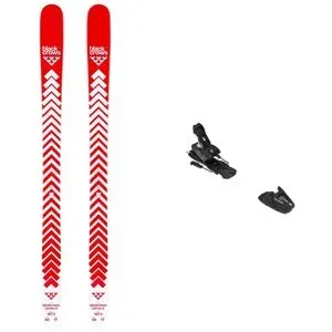 Blackcrows Ski Set inkl. Bdg. All-Mountain Skier Pack Camox JR 2026  aus Holz Rot