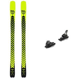 Blackcrows Ski Set inkl. Bdg. All-Mountain Skier Pack Octo 2026 für Herren aus Holz Gelb