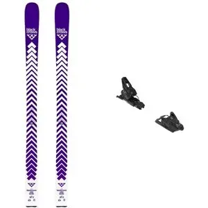 Blackcrows Ski Set inkl. Bdg. All-Mountain Skier Pack Sato Birdie 2027 für Damen aus Holz Blau