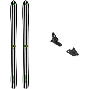 Salomon Ski Set inkl. Bdg. Skis freeride Pack D?part. 01 2027  aus Holz schwarz