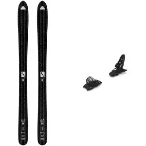 Salomon Ski Set inkl. Bdg. Skis all-mountain Pack Depart. 02 2027  aus Holz schwarz