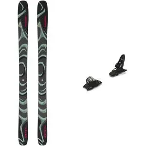 Salomon Ski Set inkl. Bdg. Skis freeride Pack Qst 100 Black 2027  aus Holz schwarz