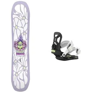 Salomon Ski Set inkl. Bdg. All-Mountain Snowboard Pack Grace 2027  Violett