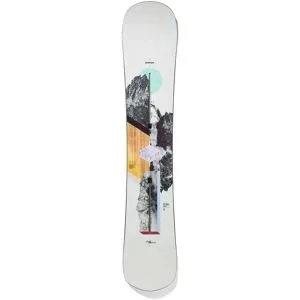Burton All Mountain Snowboard Hideaway 2026 für Damen aus Wolle Größe 148 cm Weiß