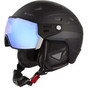 Cairn Ski-/Snowboardhelme mit Visier Xplorer Visor Evolight NXT® Black für Herren Größe 54-56 cm schwarz