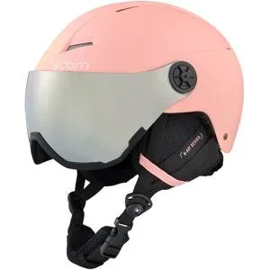 Cairn Ski-/Snowboardhelm mit Visier ? Kinder ? Android Visor J Android Visor J Mat Pastel Coral  Kindergröße 54-56 cm Rosa