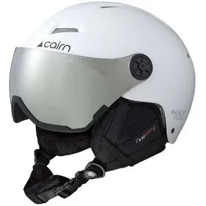 Cairn Ski-/Snowboardhelm mit Visier ? Kinder ? Android Visor J Android Visor J Mat White  Kindergröße 46-48 cm Weiß