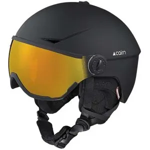 Cairn Helm mit Visier und Recco®-Reflektor Rise II Photochromic Mat Black für Herren Größe 58-61 cm schwarz