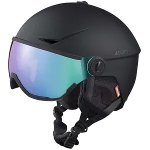 Cairn Helm mit Visier und Recco®-Reflektor Rise II Visor Mat Black Cameleon für Herren Größe 58-61 cm schwarz