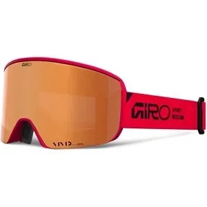 Giro Masque de ski Axis Red Stacked Vivid Copper/Infrared  für Herren Rot
