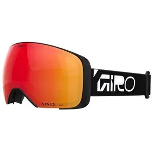 Giro Masque de ski Comp Black Wordmark Vivid Ember/Infrared  für Herren schwarz