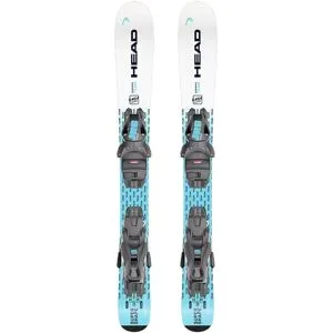 Head Ski Set inkl. Bdg. Pistenski Supershape Team Easy + JRS 4.5 GW CA 2027  Kindergröße 117 cm Blau