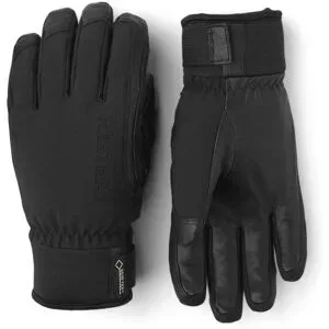 Hestra Handschuhe aus Leder GORE-TEX wasserfest Glove Alpine Short Gtx Black für Herren aus Leder Größe 11 schwarz