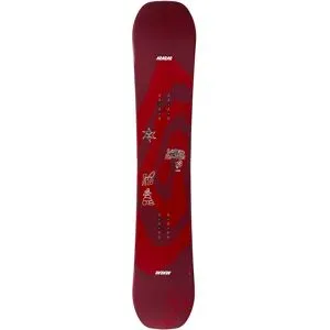 K2 Freestyle Snowboard Metropolitan 2026 für Damen aus Wolle Größe 142 cm Bordeaux