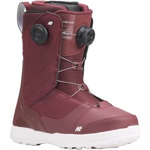 K2 All-Mountain Snowboard Boots Contour Maroon für Damen Größe 39,5 Bordeaux