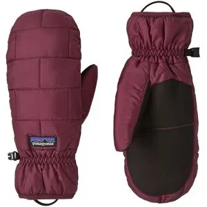 Patagonia Warme und wasserfeste Fäustlinge &ndash; PrimaLoft® Unisex &ndash; Nano Puff Mitts Nano Puff Mitts Berry Fig für Herren Größe L -