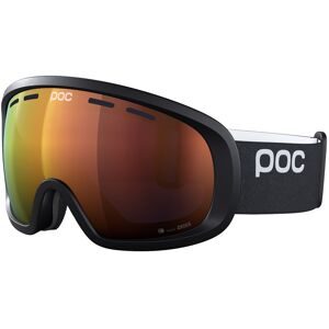 POC Skibrille Fovea Mid Uranium Black/Partly Sunny Orange  schwarz