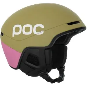 POC Leichter Skihelm Obex Contour Olivine Green Matt/Thulite Pink Matt für Herren Größe 55-58 cm Khaki