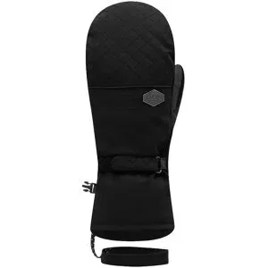 Racer Wasserfeste Skihandschuhe aus Primaloft® MSnow 5 Black für Damen aus Softshell Größe 7 schwarz