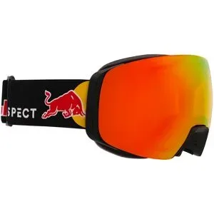 Red Bull Spect Eyewear Skibrille mit Ersatz-Bildschirm Jon Black Orange With Red Mirror  schwarz