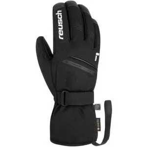 Reusch Skihandschuhe aus GORE-TEX  Morris Gore-Tex Black / White für Herren aus Leder Größe 8 schwarz