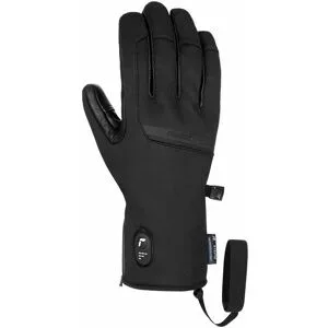 Reusch Wasserfeste Skihandschuhe mit Heizsystem  Heat Essence R-TEX® XT Black für Herren aus Leder Größe 10 schwarz