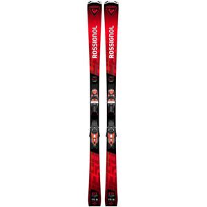Rossignol Ski Set inkl. Bdg. Pistenski Set Hero Elite Mt Ca K + Nx 12 Konect Gw Black/Hot Red 2025 für Herren aus Holz Größe 175 cm Rot