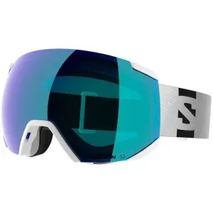 Salomon Skibrille/Snowboardbrille Radium ML White  aus Silikon Weiß