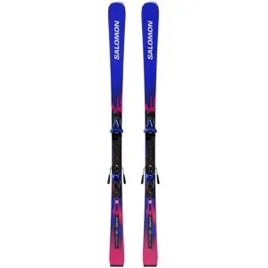 Salomon Ski Set inkl. Bdg. Skis de piste Equipe GS 10 + MI12 GW 2027  aus Holz Größe 180 cm Blau