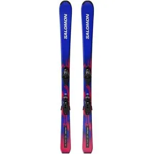 Salomon Ski Set inkl. Bdg. Skis de piste Equipe M + C5 GW JR 2027  Kindergröße 140 cm Blau