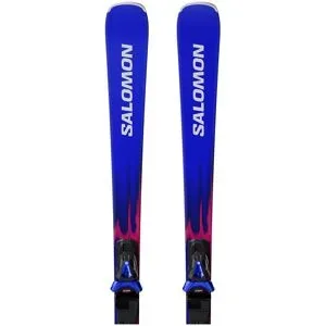 Salomon Ski Set inkl. Bdg. Skis de piste Equipe SL 10 + MI12 GW 2027  aus Holz Größe 165 cm Blau
