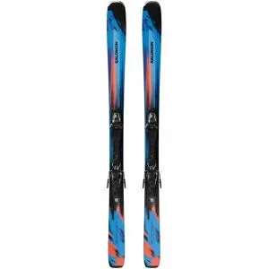 Salomon Ski Set inkl. Bdg. Skis all-mountain Stance 84 R + M11 GW L90 2027  aus Holz Größe 185 cm Blau