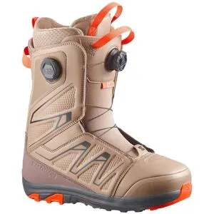 Salomon Snowboardboots Launch BOA SJ BOA Kelp/Brown Lentil/Dragon Fire für Herren Größe 42 Beige