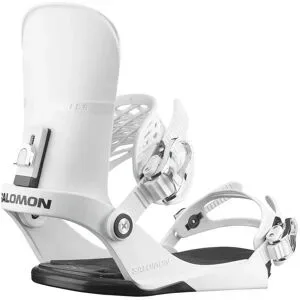 Salomon Snowboard Bindungen Edb White  aus Wolle Größe M Weiß