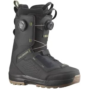 Salomon Snowboard-Boots Echo Dual BOA Black/Deep Lichen Green für Herren aus Wolle Größe 42 schwarz
