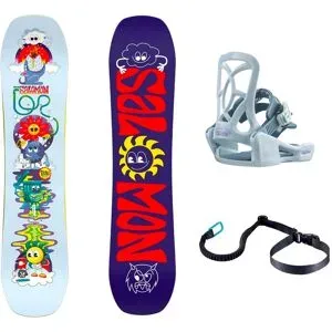 Salomon Snowboard- und Bindungspaket Team Package 2027  Kindergröße 90 cm Weiß