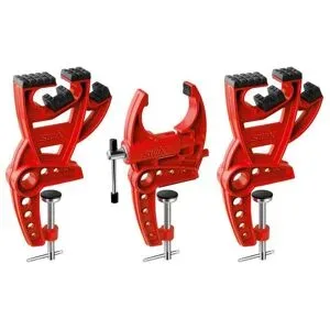 Swix Dreiteiliger Schraubstock Vise 3-Parts 20mm Fixation  Rot