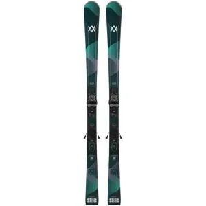 Völkl Ski Set inkl. Bdg. Pistenski Shine 76 + Vmot 10 W 2026 für Damen aus Wolle Größe 161 cm Grün