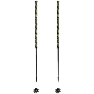 Les batons d'Alain Skitourenstöcke &ndash; Unisex &ndash; Les Bâtons d'Alain &ndash; 2025 Camo Vert  Größe 115 cm Grün