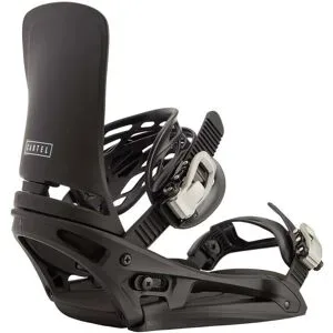 Burton All-Mountain Snowboardbindung Cartel Est Black für Herren aus Wolle Größe 43+ schwarz