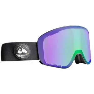 Snowleader Skibrille Moon Mixed Black Goggle Blue   schwarz