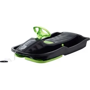 Ludisports Schlitten mit Lenkrad Stiga Snowpower  schwarz
