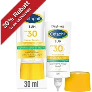 Cetaphil Sun Daylong SPF 30 Sensitive Gel-Fluid Gesicht