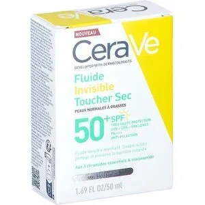 CeraVe Invisible Mattierendes Sonnenschutz Fluid LSF 50+