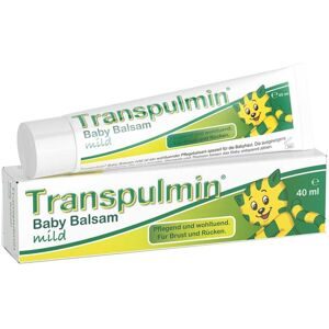 Transpulmin Baby Balsam mild: Erkältungsbalsam für Kinder ab 3 M