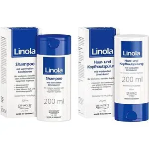 Linola Shampoo+Linola Haar- und Kopfhautspülung