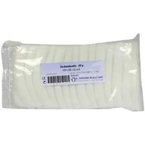 Verbandwatte 100% Baumwolle zickzack